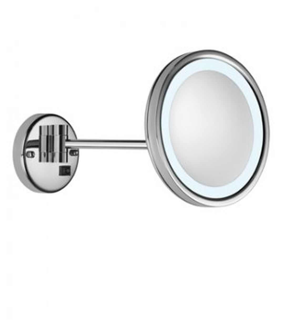 Rund sminkspegel med belysning