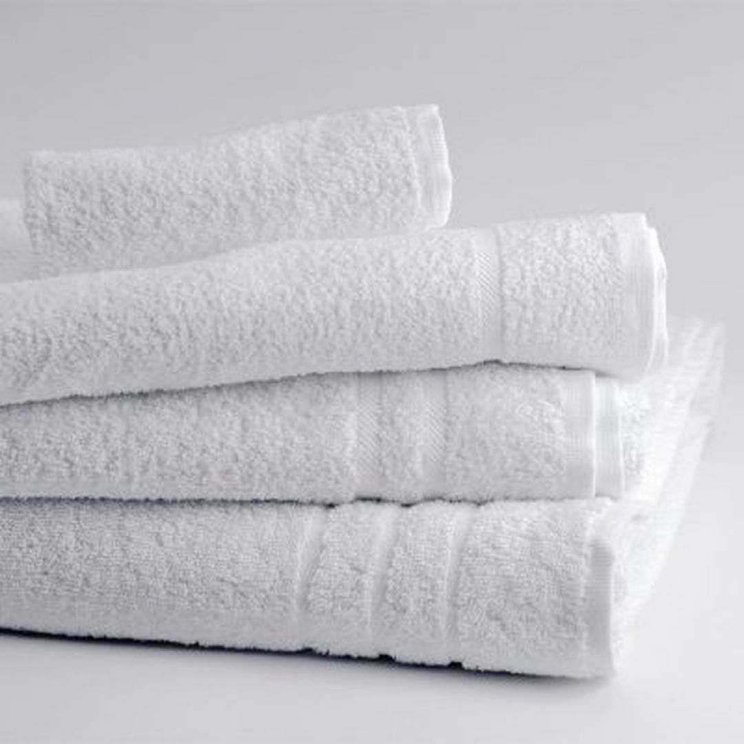 Elegance handduk tvättlapp, frotté vit 30x30cm