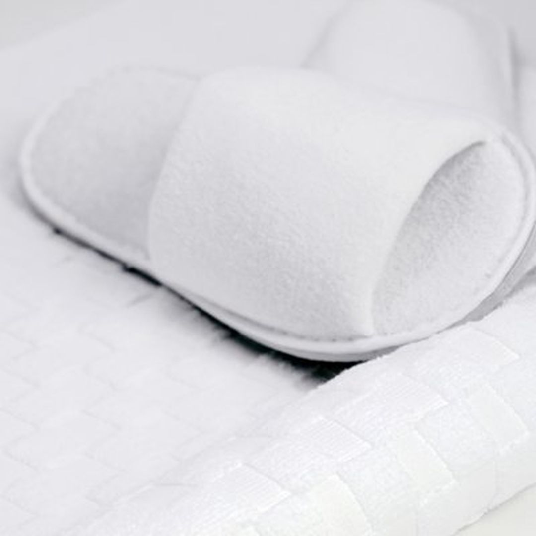 Elegance badrumsmatta 650g, frotté vit 50x75cm