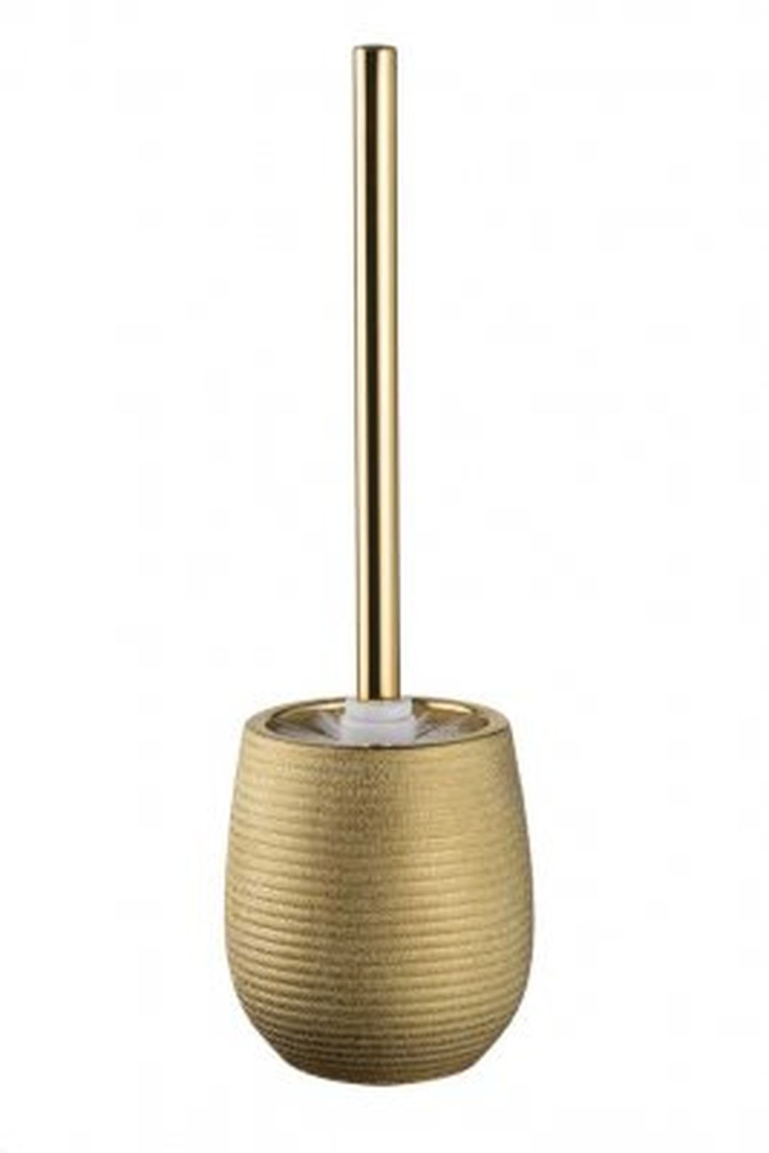 Toilet brush gold floor standing