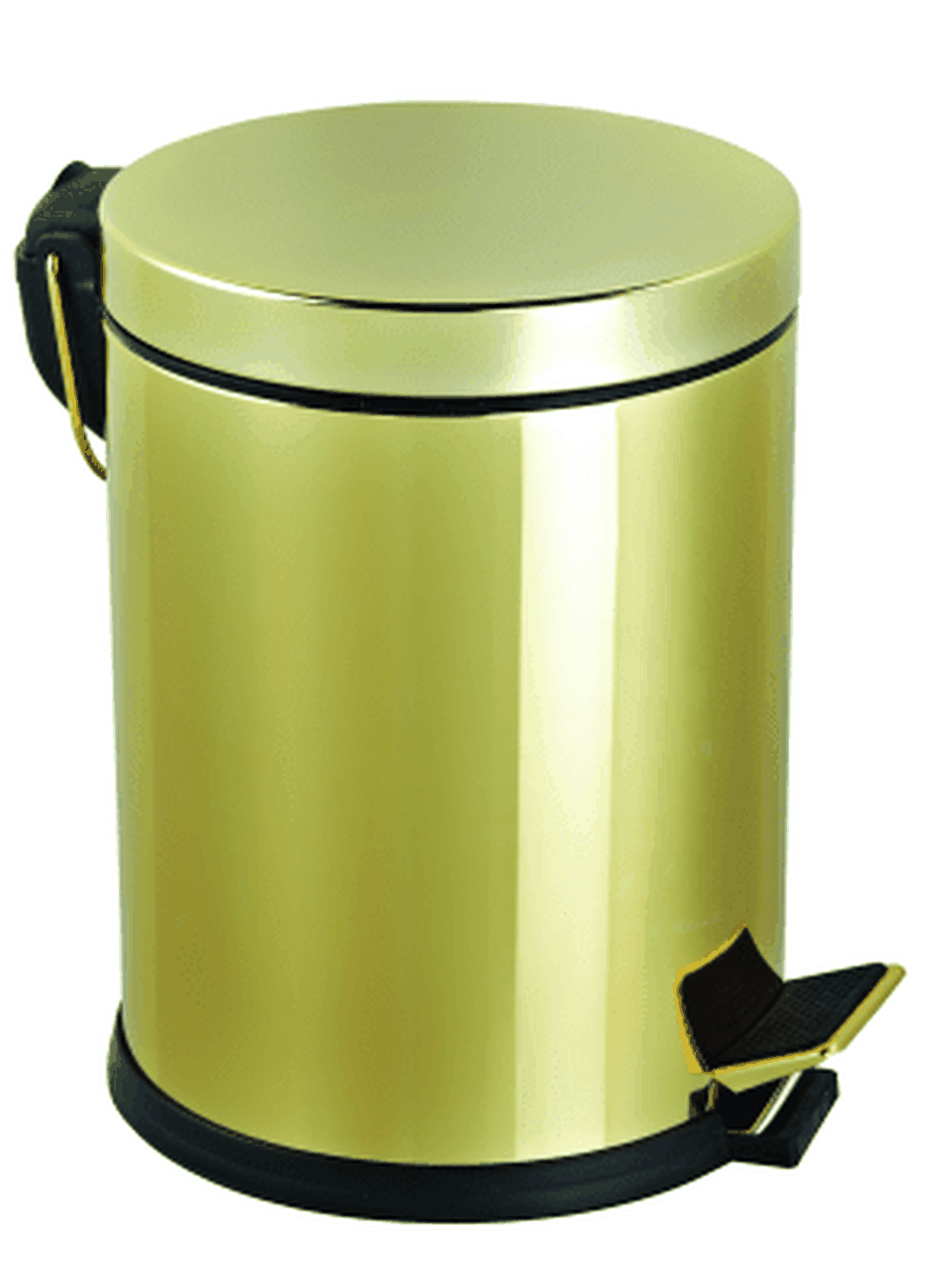 Pedalpapperskorg 3L elegance, guld