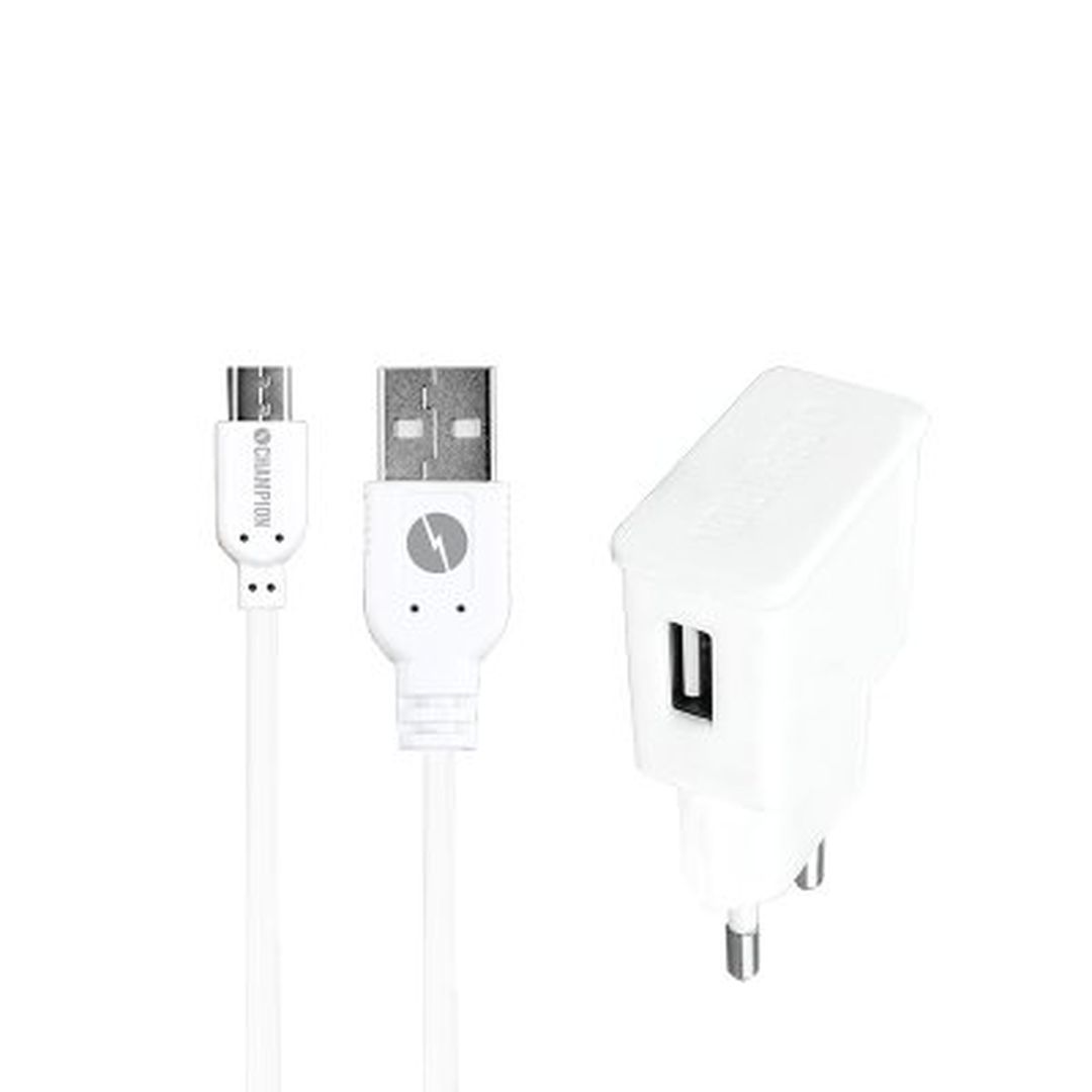 Laddare USB-C, Ladd&Synk Kit USB-C 2.4A Svart/vit