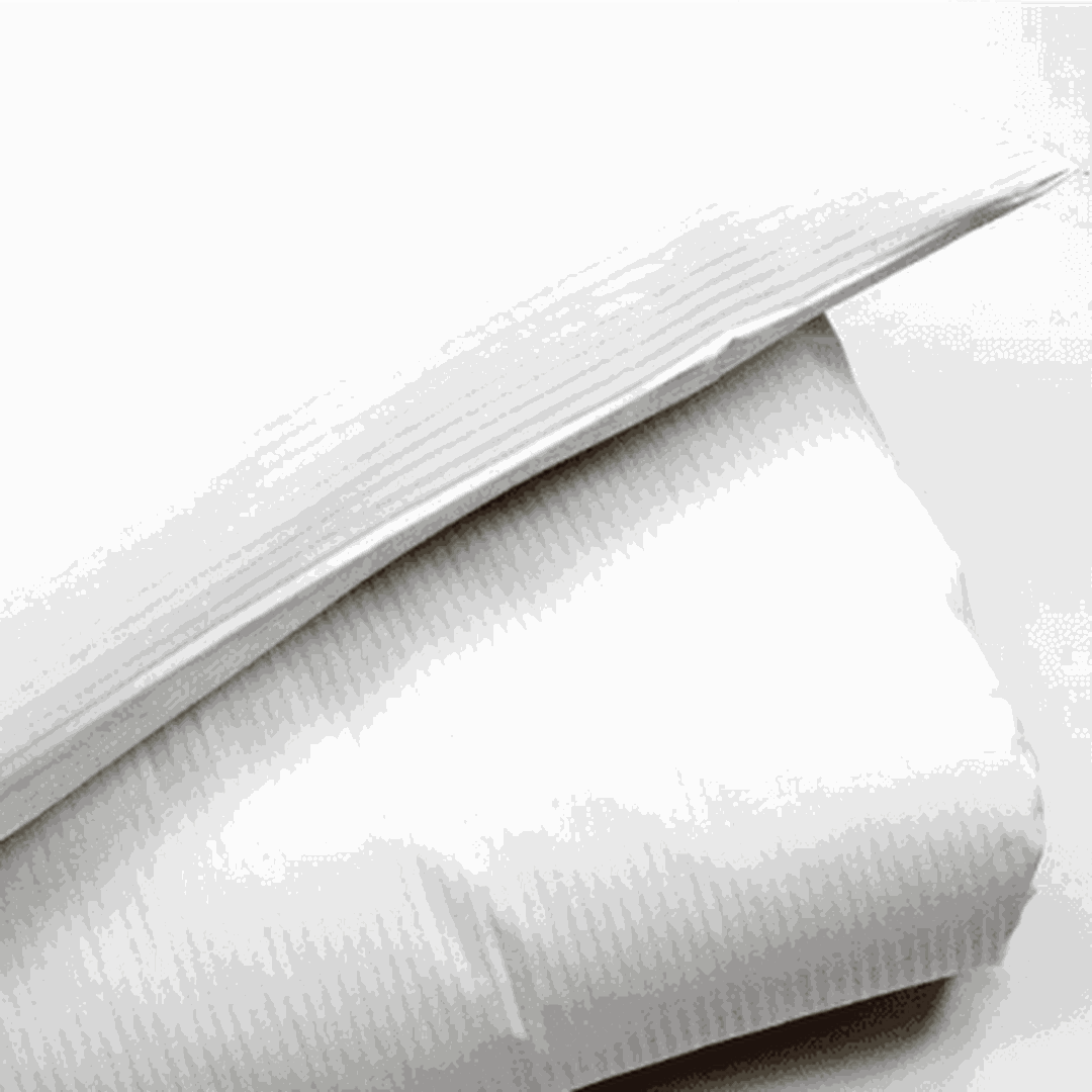 Örngott naturvit/vit rand 55x75