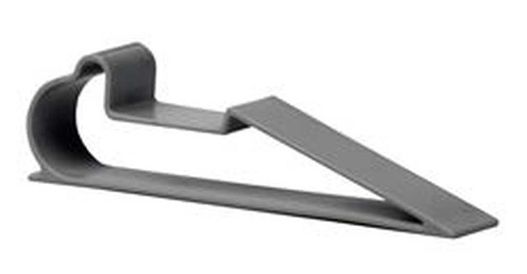 Dörrstopp utan skaft, kilformad