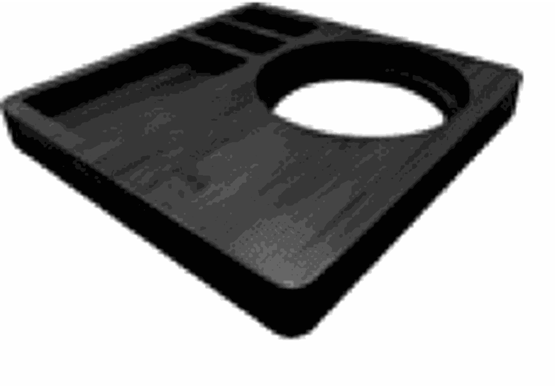 Tongwell svart välkomstbricka