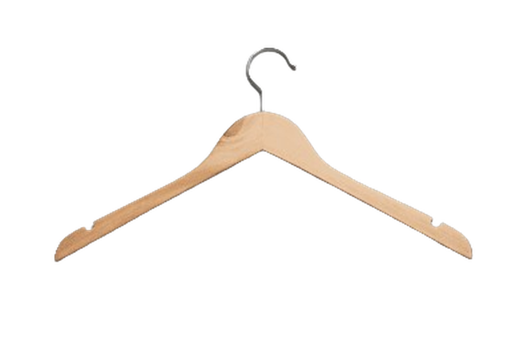 Galge i natur. Jack på toppen och kromkrok. 44,5 cm.