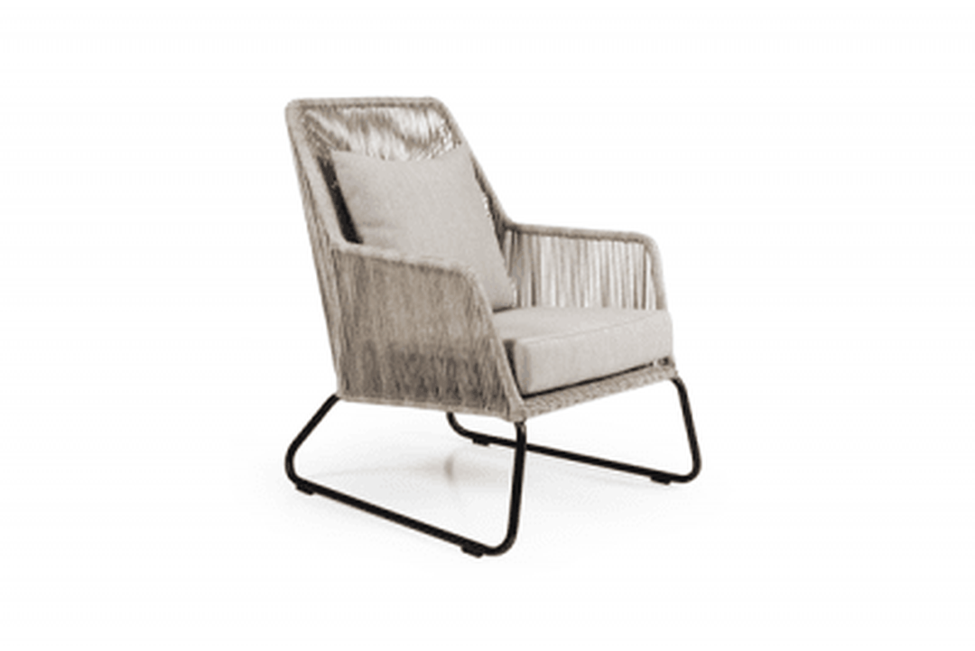 Midway Karmstol Beige med dyna