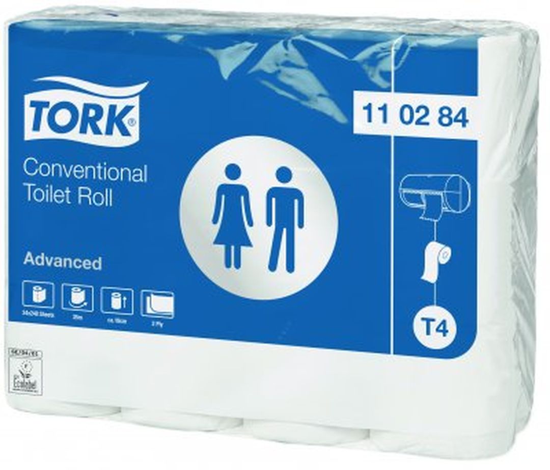 Tork toalettpapper T4 2-lager vit