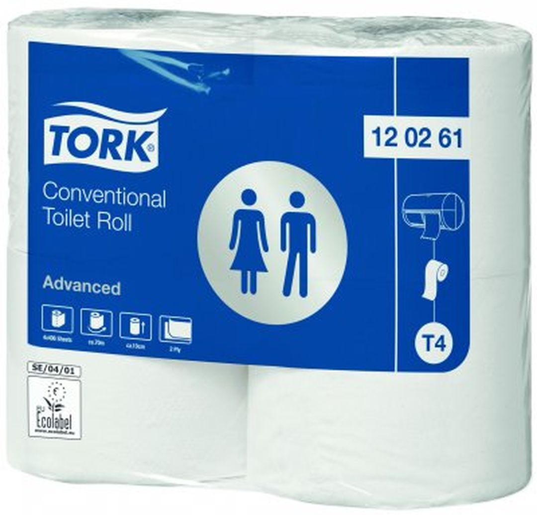 Tork extra lång toalettpapper T4 2-lager