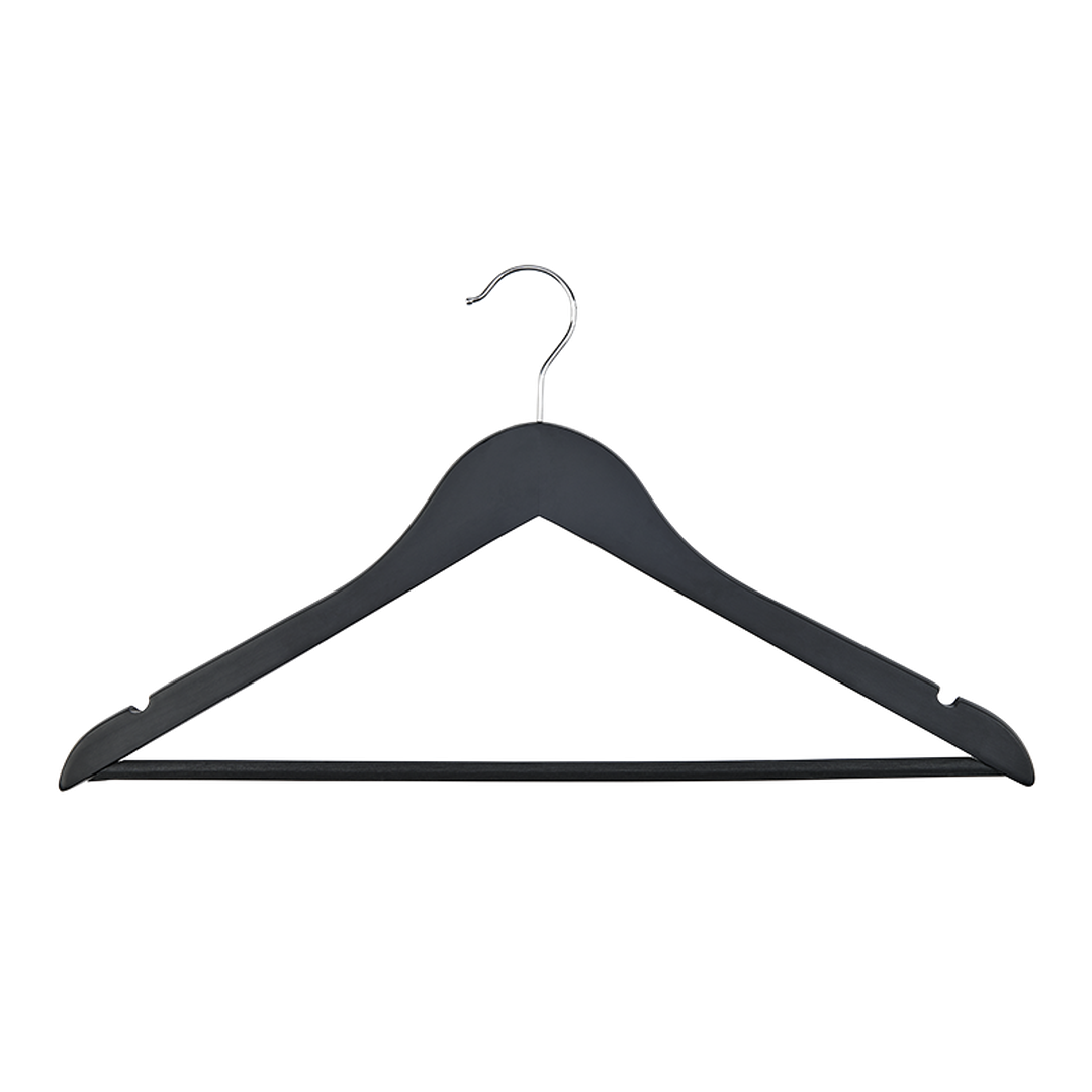 Vaateripustin Puinen musta