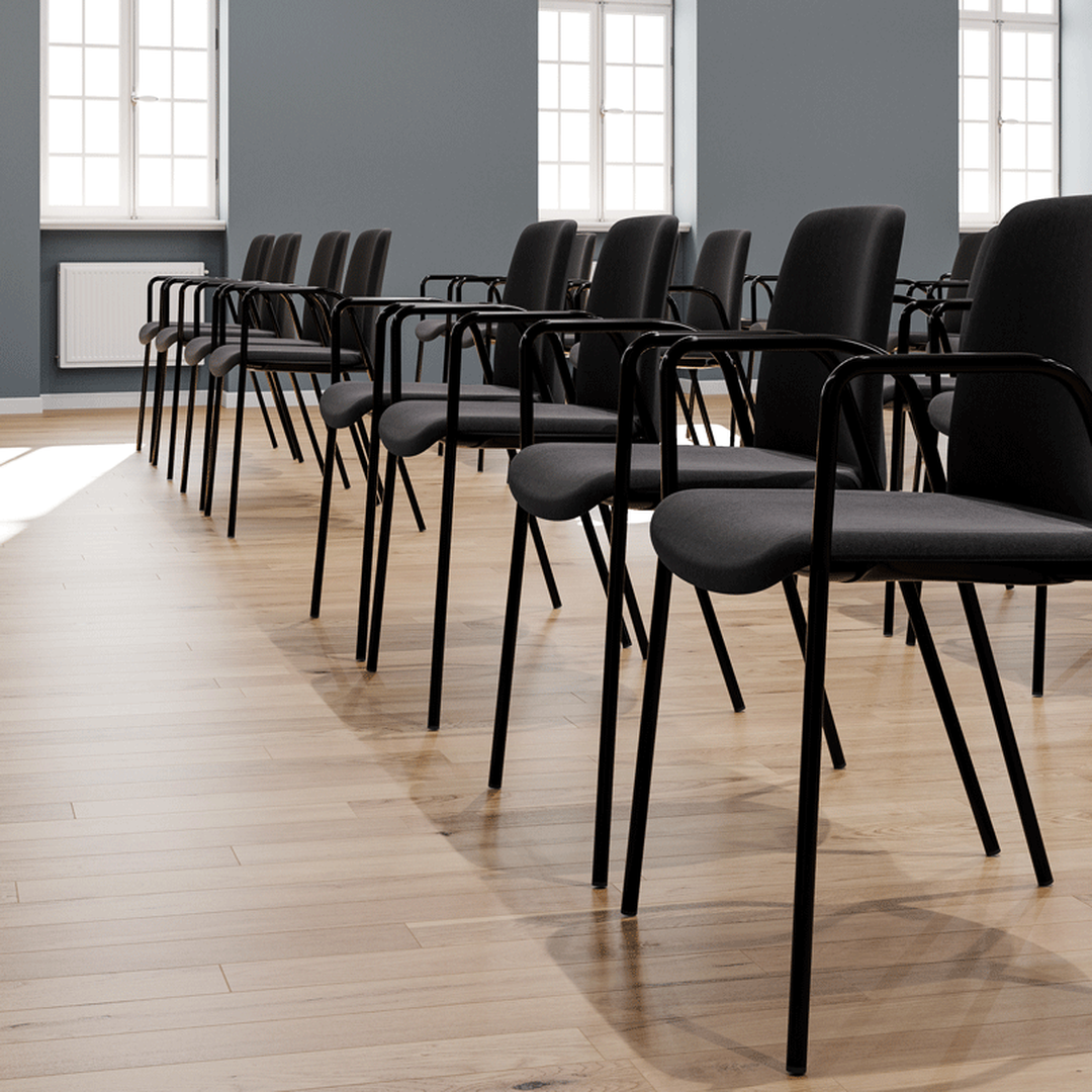 Choice Neuvottelutuoli käsinojat ja kangasverhoilu