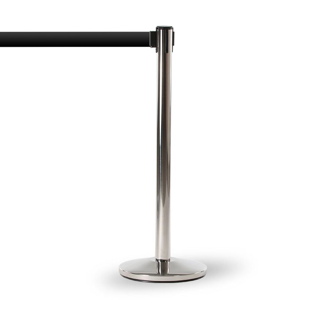 Royal Basic Teräksinen Rajaustolppa Nauhalla 3 m