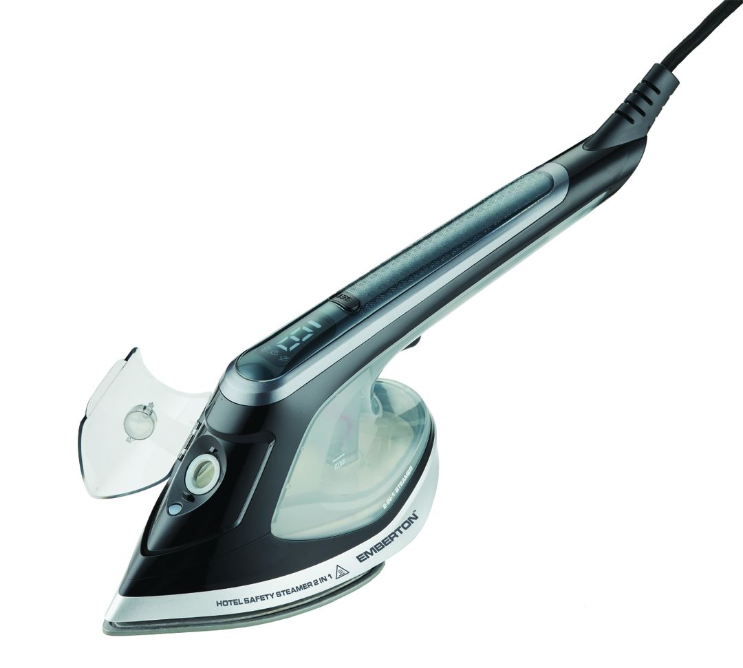 Cheshunt 2-i-1 Digital Steamer & Strykjärn – Hotellsäker och Effektiv