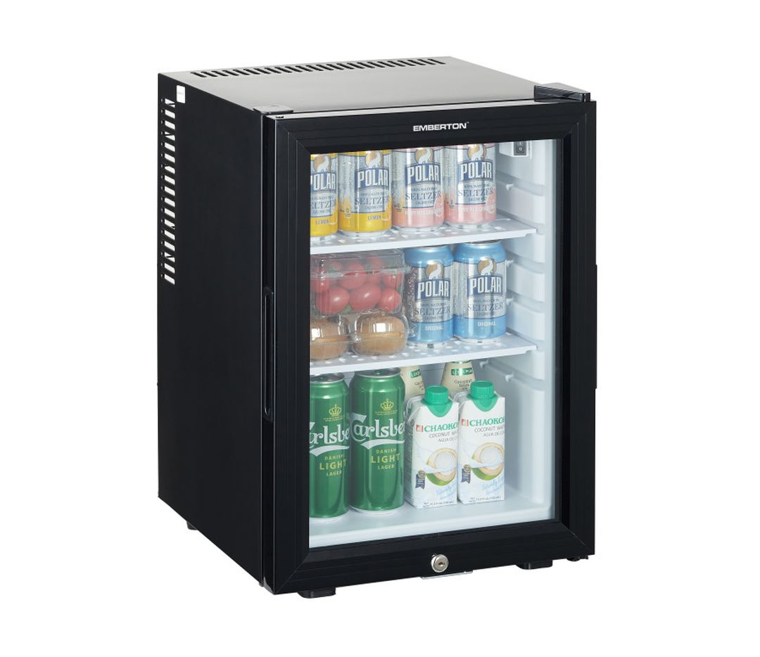 Redditch 40L Minibar Tyst Termoelektrisk (Glas Dörr)