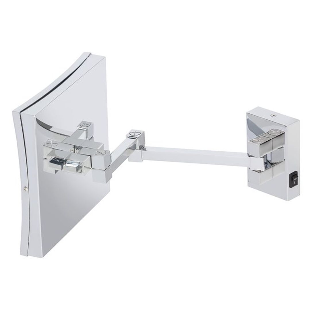 Seinään Kiinnitettävä Peili LED-valolla Neliö