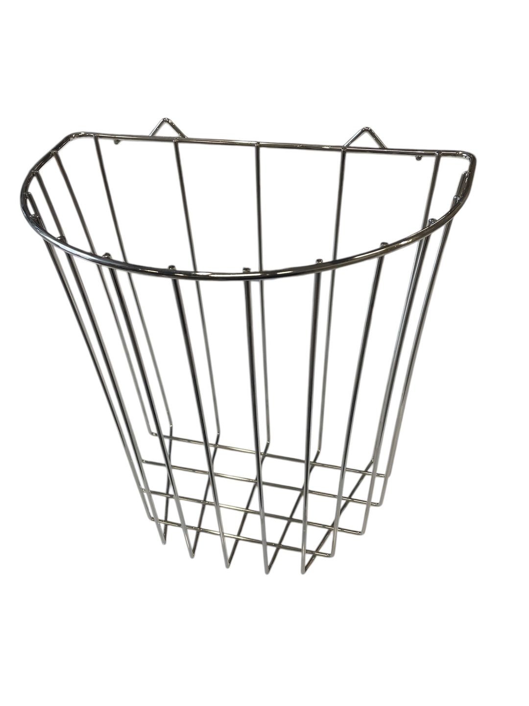 Papperskorg galler vägghängd, krom 