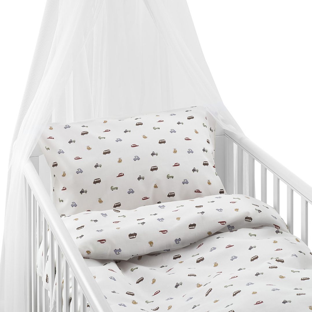 Påslakan 2-Dels Set John Beige Spjälsäng