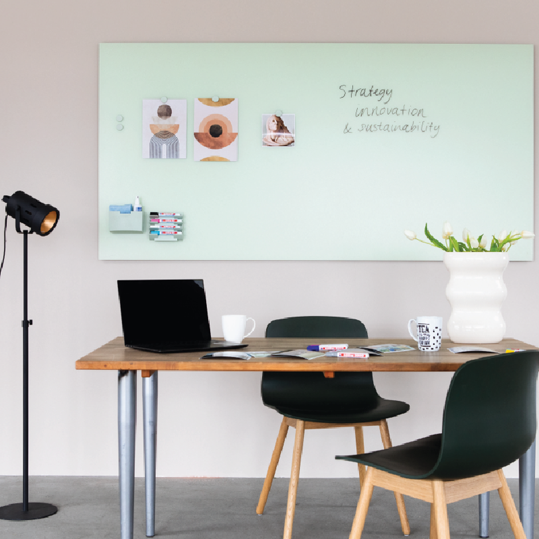 Lasikirjoitustaulu matta Sage Green