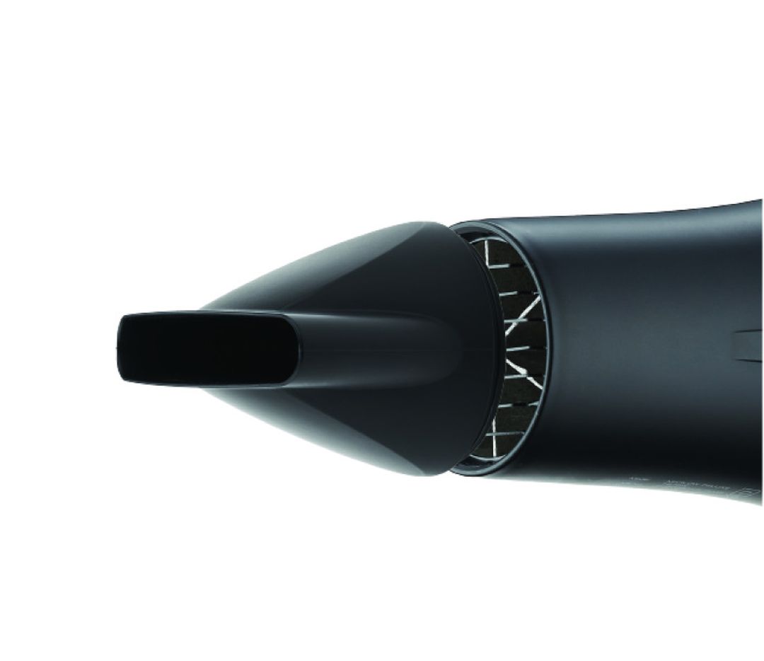 Marlow Deluxe Ihopfällbar Hårtork – Matt Svart, 1875W