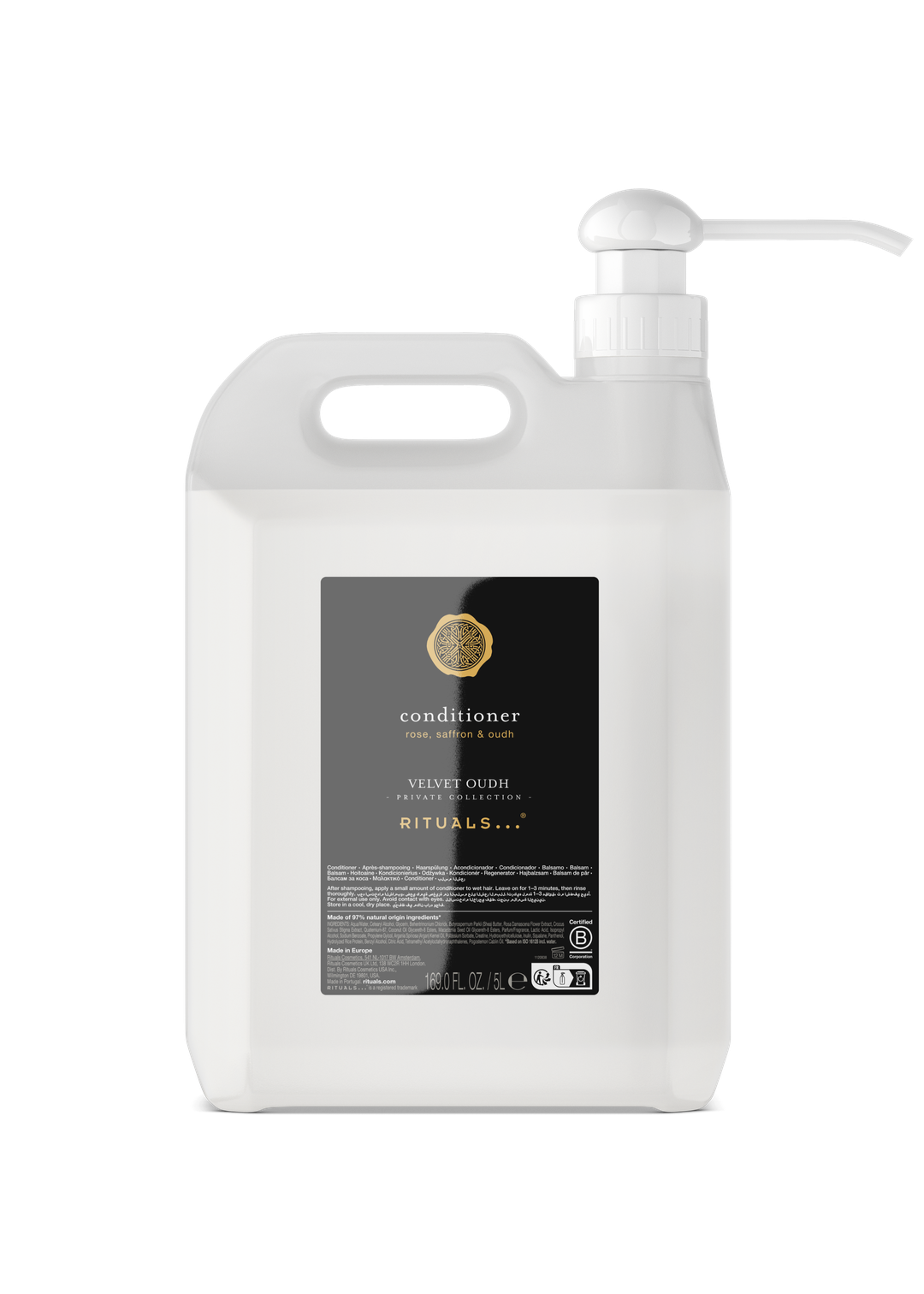 The Ritual of Velvet Oudh Conditioner Dispenser Refill 5000ml