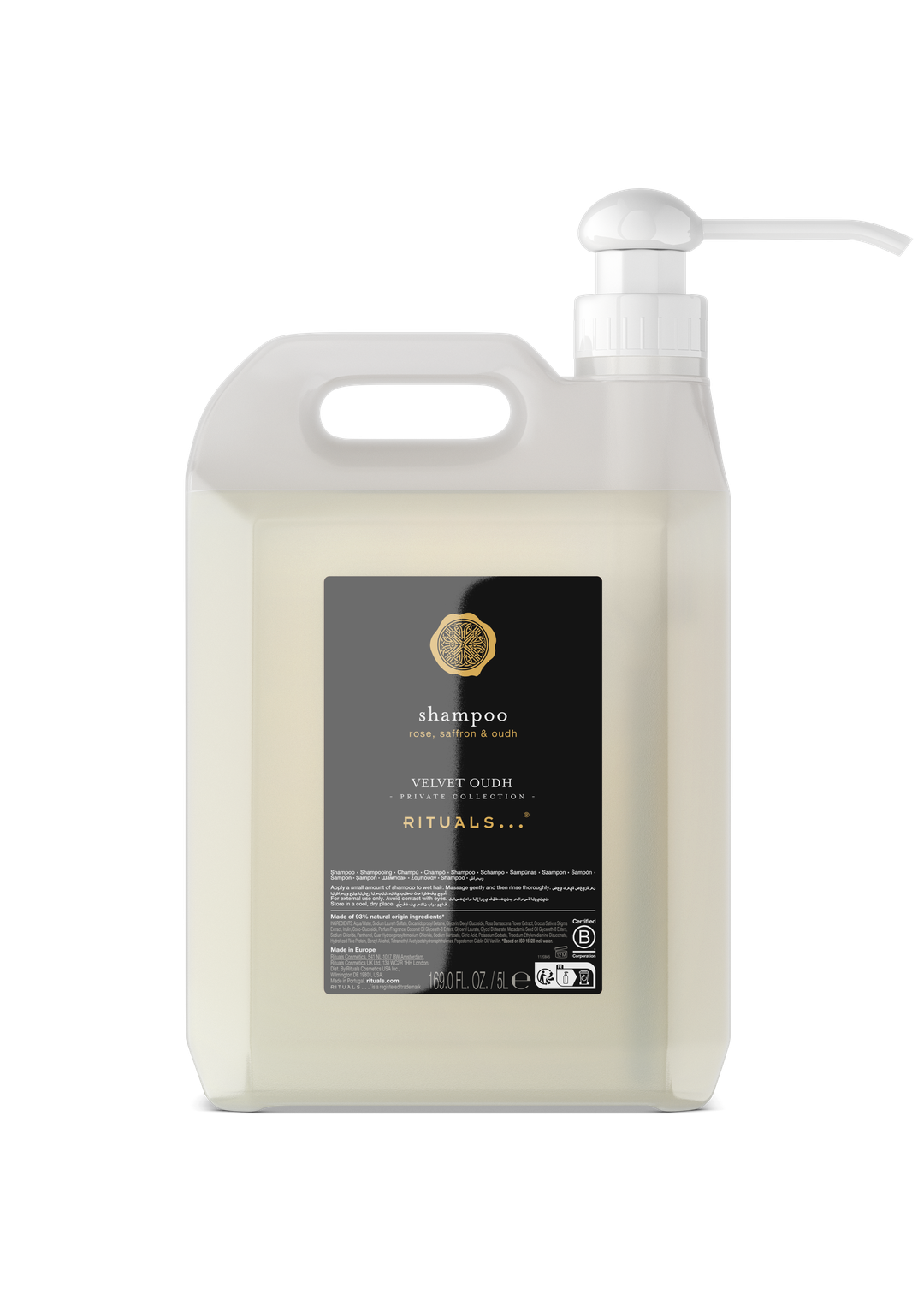 The Ritual of Velvet Oudh Shampoo Refill 5000 ml