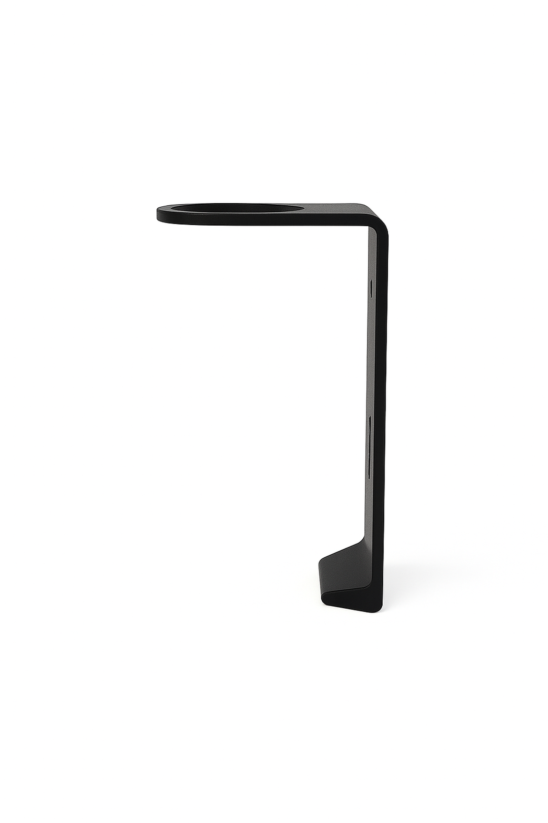 Singelhållare - Svart plast