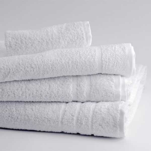 Elegance handduk tvättlapp, frotté vit 30x30cm