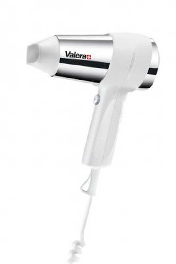 Hårtork Valera action push white 1200W