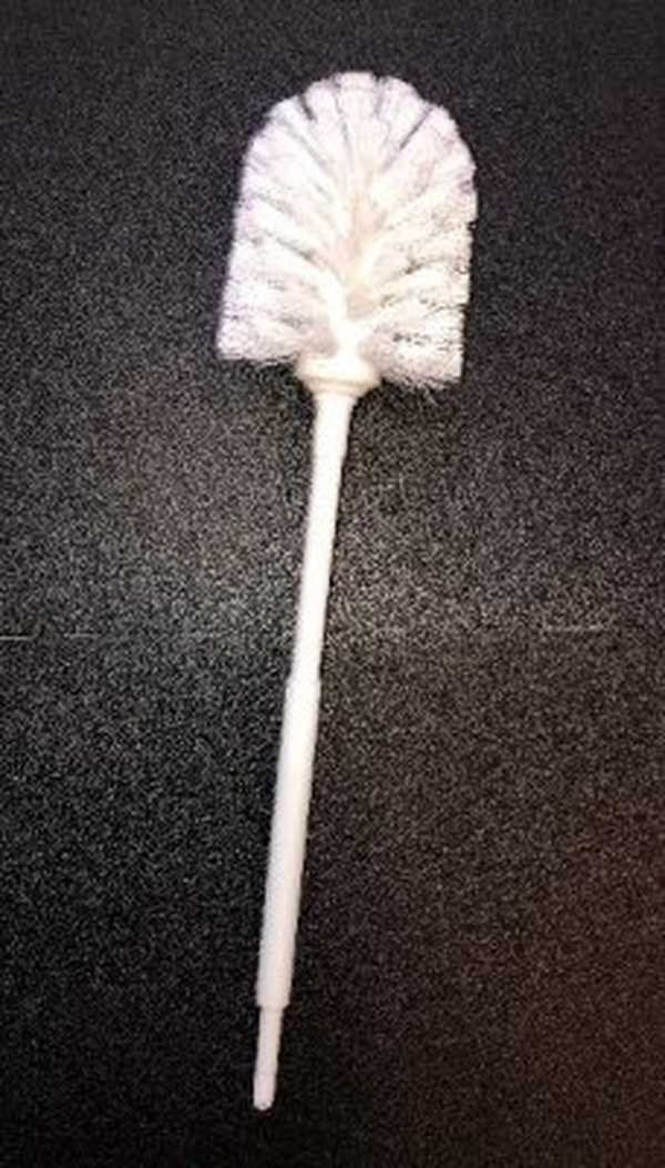 Toaborste insats med gängtopp, vit