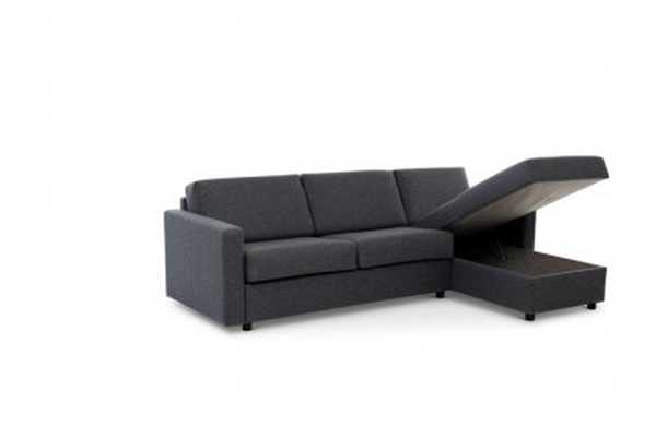 Bäddsoffa med schäslong