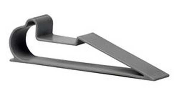 Dörrstopp utan skaft, kilformad