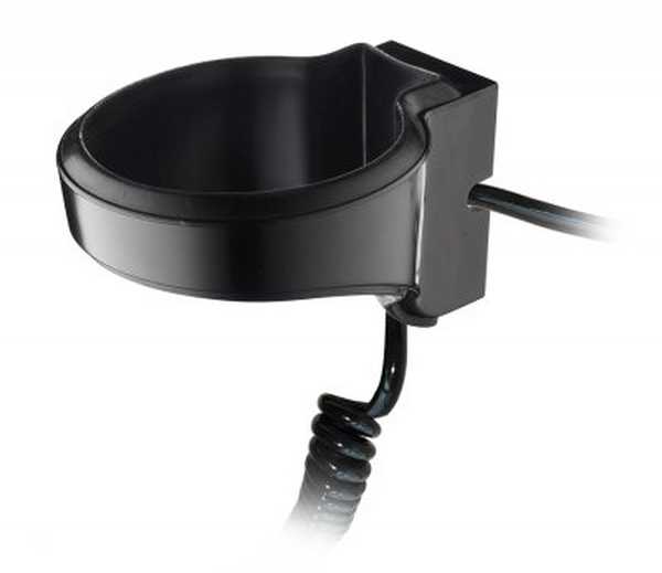 Mursley Vägghållare för hårtork svart