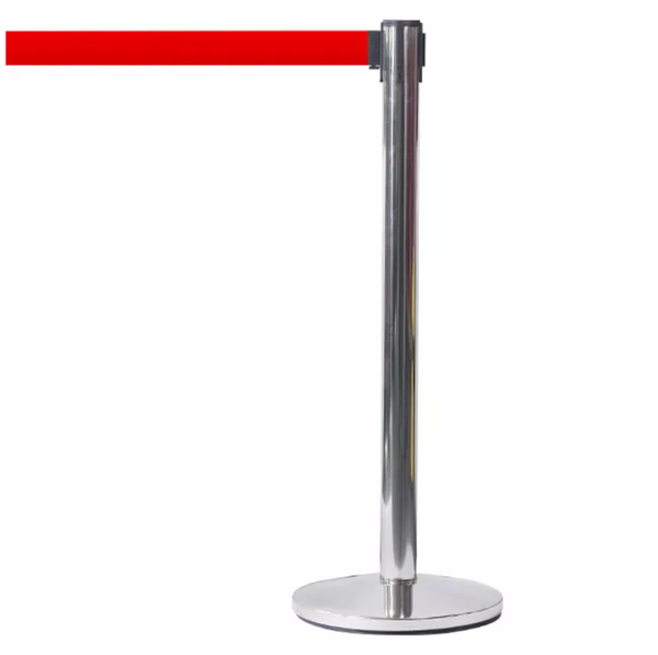 Köstolpe krom med band, röd