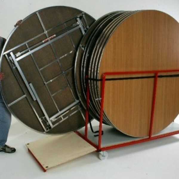 Vagn för 10st runt bord "Bankett lätt" 1800mm