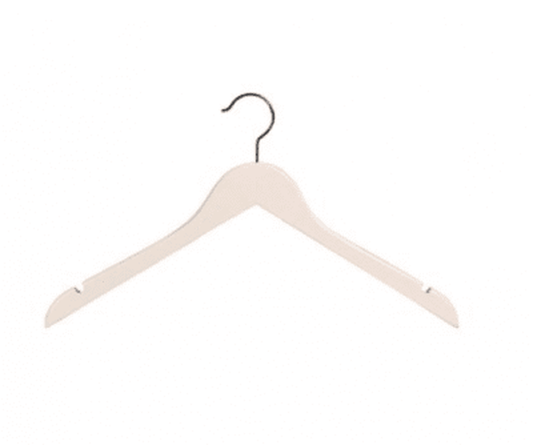 Galge utan slå, vit 45 cm