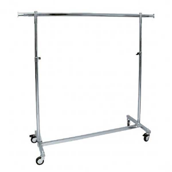 Fällbar garderobställ på hjul