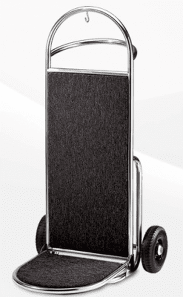 Bagagepirra Porter, krom med svart matta