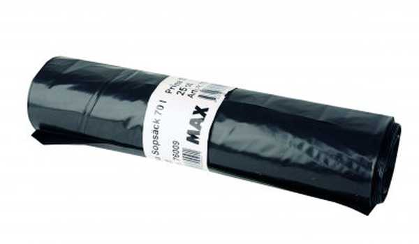 MAX Prima sopsäck 70L svart