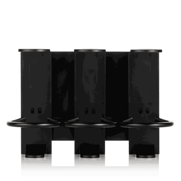 Tvålhållare Svart- Trippel