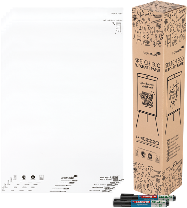 SKETCH ECO paperi fläppitauluun