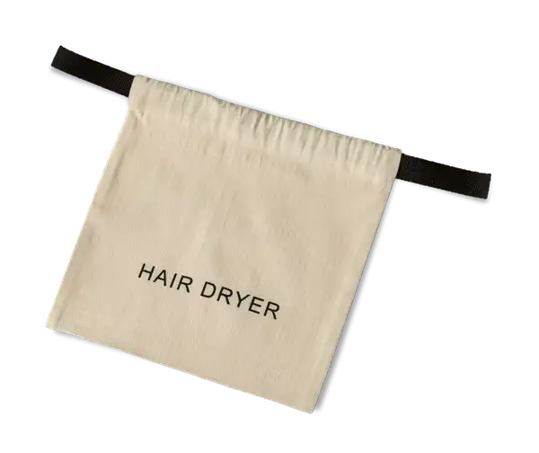 Sustainable Hair Dryer Bag - Natural