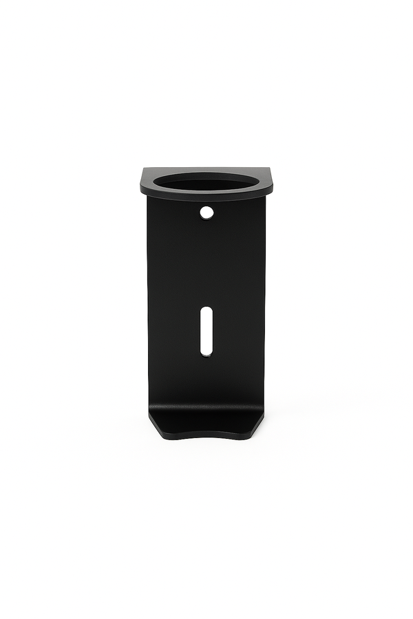 Singelhållare - Svart plast